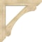 Ekena Millwork Legacy Slat Rough Sawn Bracket w/ Offset Brace, Douglas Fir, 8"W x 46"D x 46"H BKT0806X46X46LEC06RDF - alternate 4